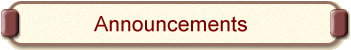 Announcements