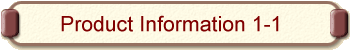 Product Information 1-1