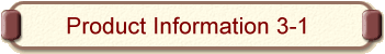 Product Information 3-1